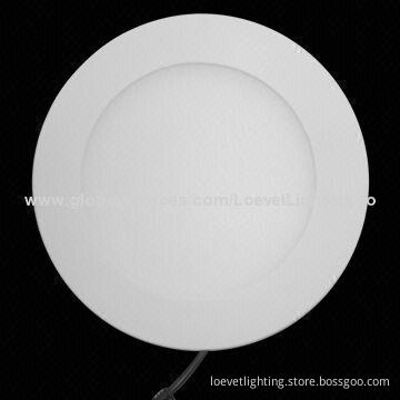 LED Round Small Panel Light, 80lm/W with Aluminum Housing